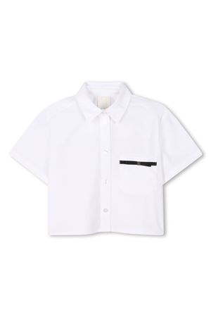 Camicia in cotone bianco GIVENCHY KIDS | H3075610P